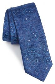 Ted Baker London Paisley Silk Tie in Blue at Nordstrom